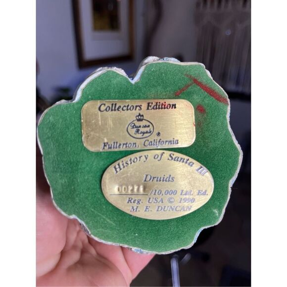 King Wenceslaus History of Santa Claus Druid Duncan Royale vintage LE #271 /10k - Picture 10 of 13